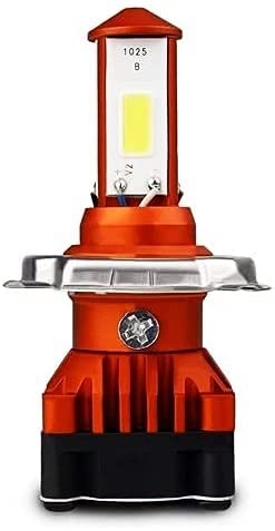 Image of OBEROI'S TRADERS High Brightness Front DC Power Headlight Bulb For All Bikes 3 Side H4 White LED Headlight, Fog Lamp Motorbike, Car LED (Pack of 1) (NISHTHI M3 MINI)