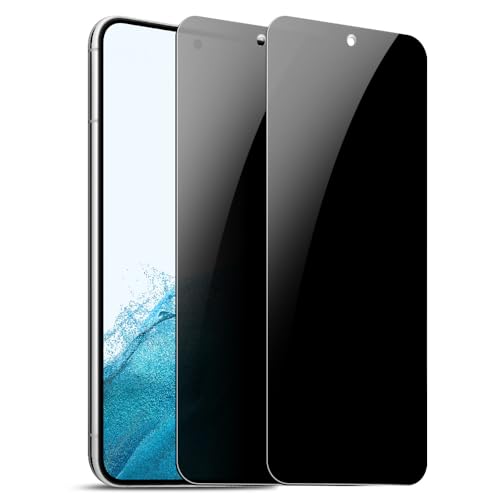 Film protecteur d'écran de confidentialité pour Samsung S22 Plus double verre PET ultra fin