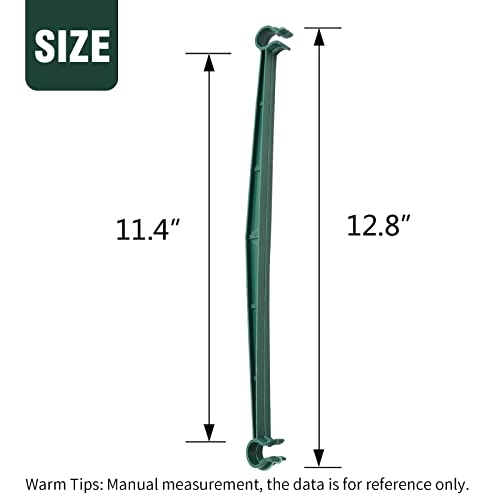 100 PCS Stake Arms for Tomato Cage, 12.8” Expandable Trellis Connectors,Plant Support Garden Stakes, Tomato Stake Supports Fit for 14mm Stakes, for Climbing Plants, Flowers,Vegetables by LIDSCURA - Used condition - Image 2