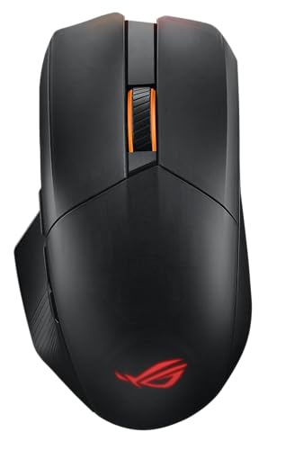 ASUS ROG Chakram X Origin Gaming Mouse, Tri-Mode connectivity (2,4 GHz RF, Bluetooth, Wired), capteur 36000 dpi, 11 Boutons programmables, Joystick...