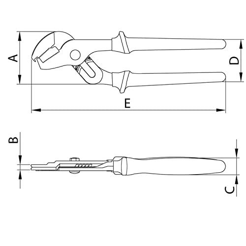 Alicate Bomba De Água Tipo Cunha 12 Pol 44046112 Tramontina