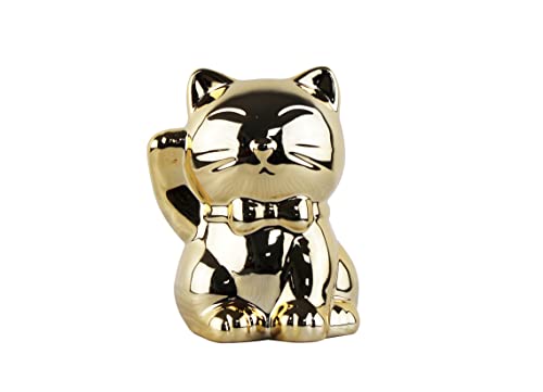 Spardose Katze des Todes, 15 x 12 cm, goldfarben Cover