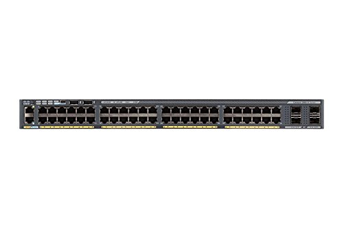 Cisco WS-C2960X-48LPS-L Catalyst 2960X Series 48-Port PoE+ Gigabit Ethernet Switch (Renewed)