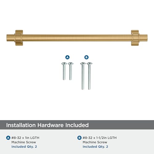 Image of Amerock Davenport 7-9 /16 inch (192mm) Center-to-Center Champagne Bronze Cabinet Pull, BP36618CZ