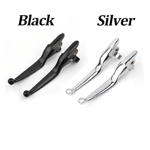 Palanca de embrague ajustable negra para manillar de Harley Touring Road King 4
