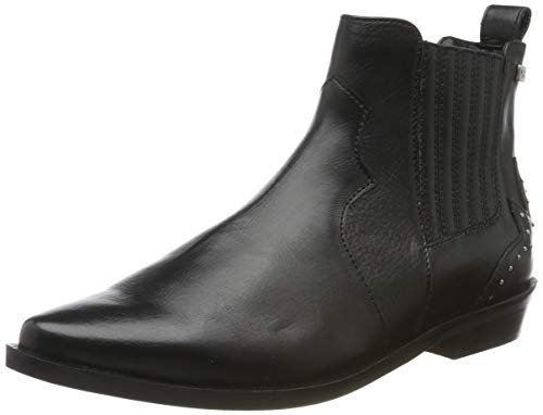 MUSSE & CLOUD Pams, Botas Camperas para Mujer, Negro (Nvbk 001), 40 EU