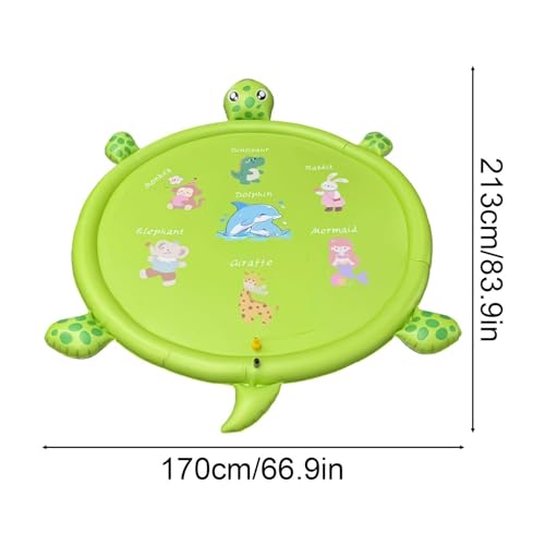 Tapis d'éclaboussures grand format jeu d'eau extérieur enfants