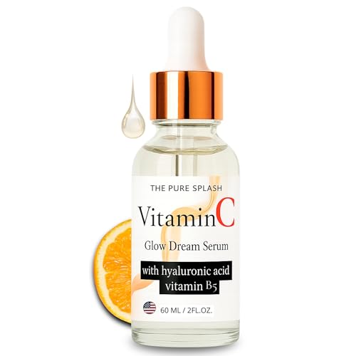 Vitamin C Face Serum 10% &ndash; with Hyaluronic Acid & Vitamin B5 &ndash; Glow Serum for Face &ndash;...