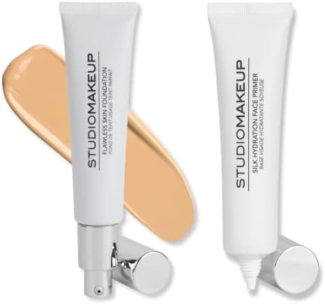 STUDIOMAKEUP Hyaluronic Acid Face Primer & Oat Light Shade Foundation
