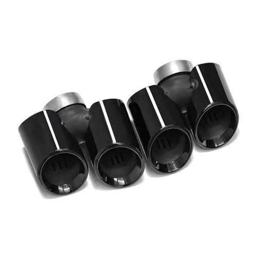 Embout Echappement Silencieux Quad en Acier pour Tuyau Modifié de Porsche 997 et 911.1