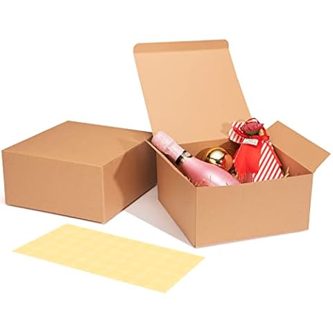 HOUSE DAY 12Pcs Kraft Gift Boxes Cover