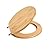 Toilet Seat, Solid Wood, Pine Wood, High Gloss Finish, PIKLiDS (Round)