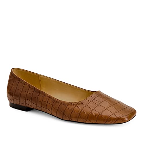 Andrés Machado - Ballerines pour Femme et Jeune - AM5597 - Chaussures Plates - Similicuir à Talon Plat - Marron, EU 43 Cover