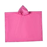 JAZZY PEARLS® Kids Rain Coat Comfortable Reusable Boys Girls Rainproof Outwear Rain Poncho Pink-Sporting Goods-Outdoor Sports-Camping & Hiking-Clothing-Other Camping, Hiking Clothing-1 Raincoat