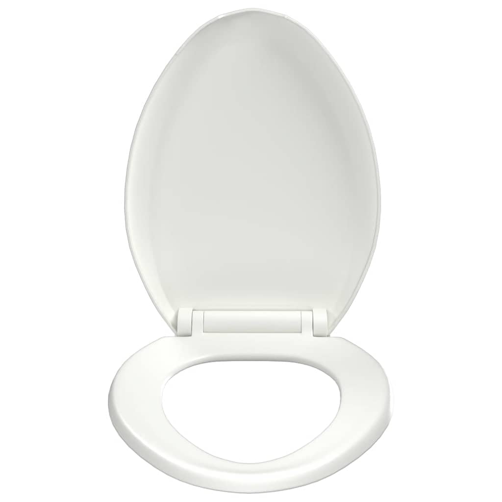Deska sedesowa wolnoopadająca, konstrukcja Quick-Release, biała, do WC, Softclose, zdejmowana, trwała, uniwersalna, stabilna, łatwa w utrzymaniu, nadaje się do łazienki