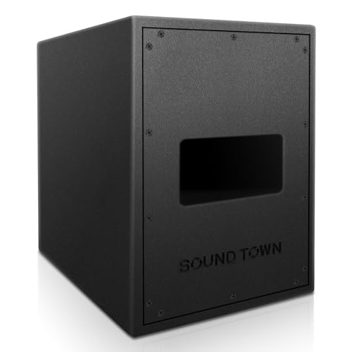 Image of Sound Town Commercial Restaurant Audio Set with One 6-Zone 70V /100V Amplifier with Bluetooth, 12 x Weather-Resistant 6.5-Inch Surface-Mount Speakers, Two Dual 8-Inch Subwoofers, Black (P36X12T6B2S28)