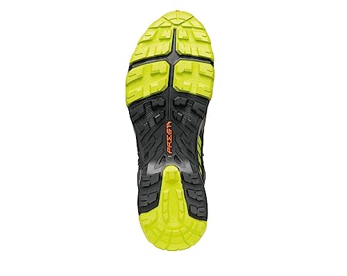 Scarpa Men's Rush Trk Gtx Waterproof Gore-Tex Hiking And Backpacking Boots - Titanium/Lime - 12-12.5 #TOP4
