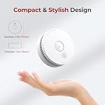 SITERLINK Smoke Detectors with 9V Replaceable Battery GS509A 1 Pack - Image 6