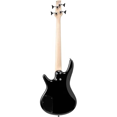 Ibanez GSRM20 SR Gio miKro Short-Scale Bass Guitar - Black Bundle with Gig Bag, Tuner, Strap, Cable, Austin Bazaar Instructional DVD, and Polishing Cloth