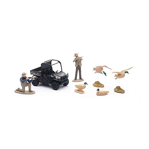 New-Ray Diecast 4" Kubota Camo RTV Duck Hunting Set SS-33463