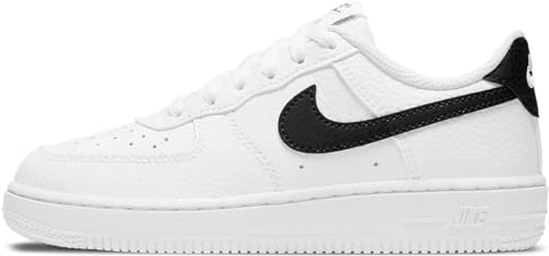 Nike Force 1 Boys CZ1685-100 (White/Black), Size 11.5