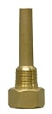 Winters TIW Series Brass Industrial 9IT Thermowell, 3-1/2