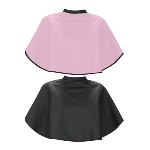 Confezione Da 2 Mantelle Da Parrucchiere, Grembiuli Trucco E Parrucchiere, Grembiuli Antivegetativi, Mantelle Trucco, Bavaglini Corti Per Truccatori