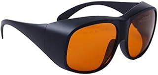LaserPair Laser Safety Glasses 200 – 540nm O.D 6+ & 900 - 1100nm O.D 5+ Q-switched Tattoo Removal Laser Safety Glasses for Laser Technician Nd:yag Eye Protection Goggles