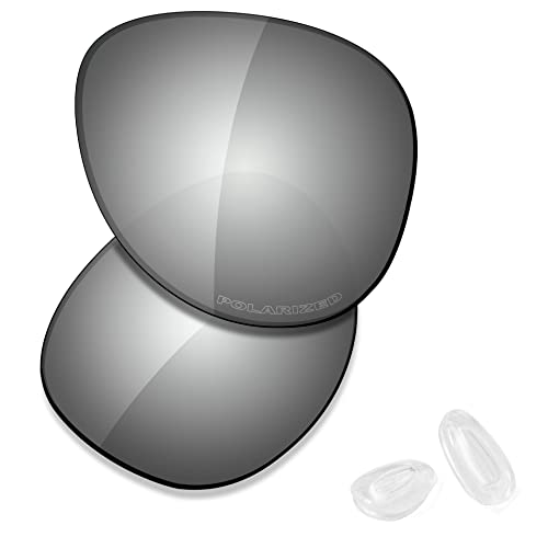 Image of SAUCER Premium Replacement Lenses & Nosepads for Oakley Elmont M OO4119 | UV400 Protection, Anti-Scratch, Precise Fit