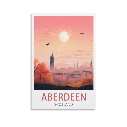 Impression sur toile Aberdeen pour habiller un mur vide de bureau