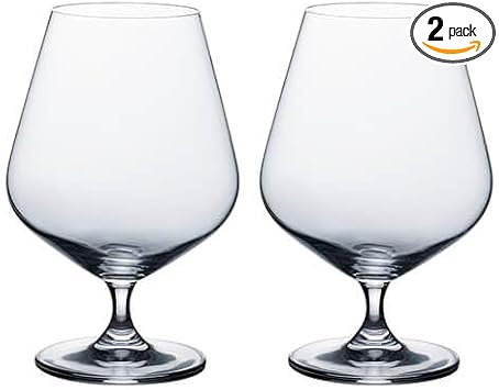 Vasos de brandy Ravenhead Kings de 630 ml elegantes y duraderos en pack de 2 unidades