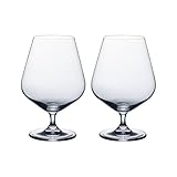 Verres à brandy King | Améliorez votre table avec ce lot raffiné de 2 verres à brandy de la collection Ravenhead Kings. Fabriqué à partir de cristal sans plomb, chaque verre dispose d'un bol généreux et arrondi conçu pour réchauffer et libérer les riches arômes de votre brandy ou cognac préféré.