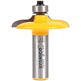 Yonico 12163 Drawer and Cabinet Door Front Edging Large Ogee Router Bit 1/2-Inch Shank