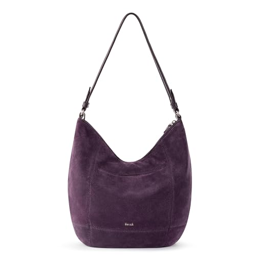 Image of The Sak Sequoia Leather Hobo Bag - Large Slouchy Shoulder Purse, Zip Pocket