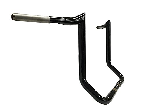 Dominator Industries 1 1/4" Gloss Black 16" Meathook Bar Ape Hangers Handlebars Compatible With 1996-2022 Harley-Davidson Bagger Electra & Street Glide Wabs Bc-Hc-Bb16Gb-Esg08-Abs-Bc #TOP1