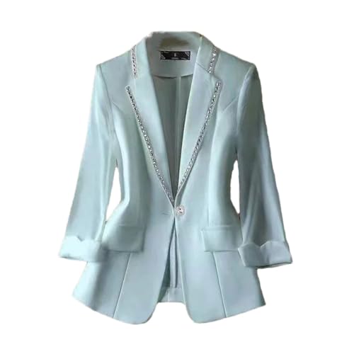 Blazer d'été à paillettes pour femme S001 veste légère en grande taille 3XL