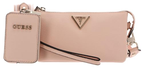 Image of GUESS cross body bag Latona Mini Tri Compartment Top Zip Light Peach salmon