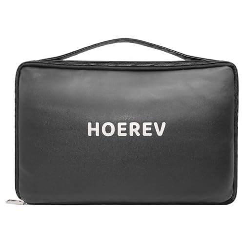 Hoerev MIDI Keyboard PU Leather Carrying Case, Soft Travel Bag Compatible with M-VAVE 25 Keys USB MIDI Keyboard Controller MK300