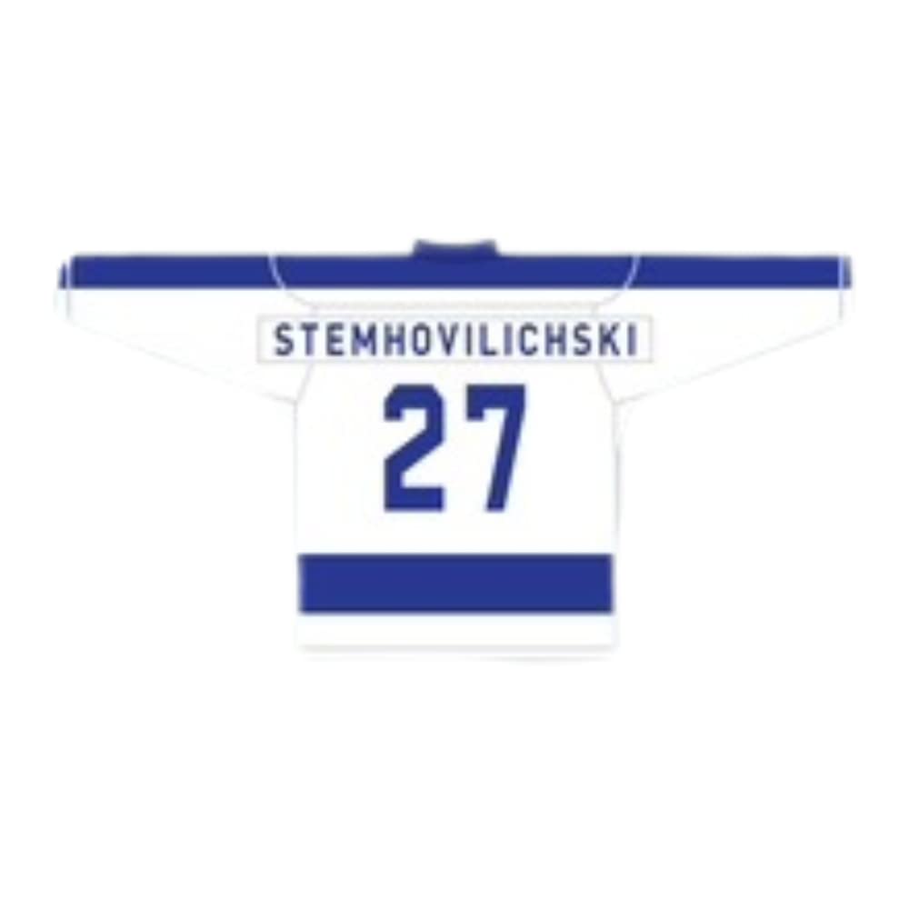 Toronto Bay Leaves White Hockey Sewn Any Name Any Number Jersey