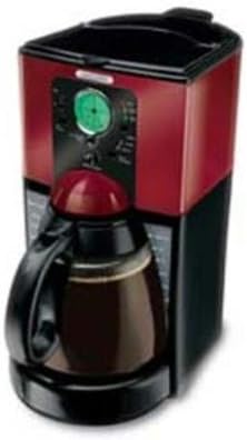 Mr. Coffee FTX261 12-Cup Coffee Maker, Black & Red