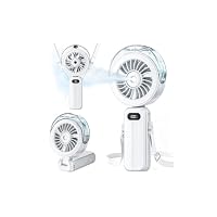 Kssvzz – Handventilator Akku Aufladbar mit Wasserkühlung - 6000mAh Ve