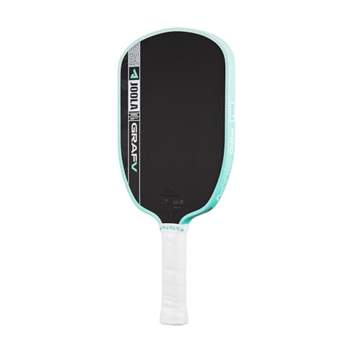 Image of JOOLA Pro V Pickleball Paddle - 14mm /16mm - Raw Carbon Fiber Textured Surface - Enhanced Frame & Propulsion Core, USAPA & UPA-A Certified, NFC Chip Enabled, Premium Control & Lightweight Performance
