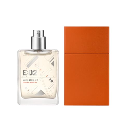 ESCENTRIC MOLECULES Escentric 02-30ml Portable Travel Case - Abroxan Fragrance - Green Jasmine Vetiver Tonka Musk - Crisp & Seductive Aura - Musk Woody & Fresh Personal Skin Scent