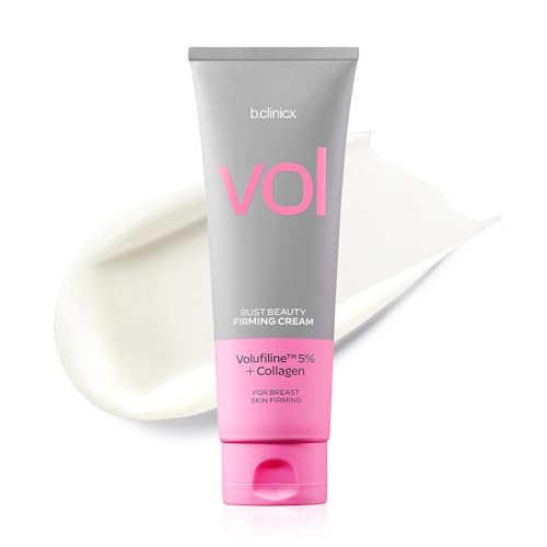 b.clinicx Beauty Firming Cream (5.07 fl oz / 150ml) - Skin Firming and Tightening Lotion, Firming Body Lotion, Lift Cream for Body with Volufiline™ 5% and Collagen, Korean Skin Care