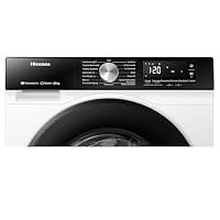 Hisense WD3S8043BW3 Waschtrockner/ConnectLife /16 Programme /8 KG, 54 Liter /1400 U/min/Dampffunktion/JetWash/Anti-Allergie Program/Auto Program/Eco Wash/Steam RefreshWeiß – Ansicht 7