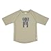 Produktbild LÄSSIG Baby Kinder Schwimmshirt Badeshirt Kurzarm UV-Schutz/Short Sleeve Rashguard Elephant olive, 3-6 Monate, Größe: 62/68