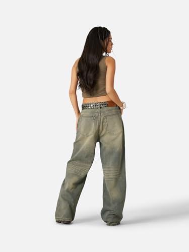 Aelfric Eden Men's Jean Pants Mud Dyeing Washed Jeans Loose Casual Wide Leg Denim Pants Streetwear3