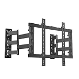 HILLPORT TV Wandhalterung Schwenkbar Fernseher Ultra Slim 53mm Wandabstand (70-120)