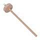 Drop Spindle aus Holz, 32,5 Cm/12,8 Zoll Drop Spindle Garnspinner Zum Häkeln Top Quirl Spinnrad Wollspinnrad Für Anfänger
