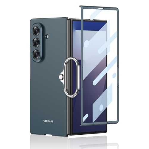 Coque Samsung Galaxy Z Fold 7 ultra fine verte avec béquille et protection